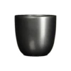 Bloempot Tusca - D25 X H23cm - Antraciet -Planten Winkel tusca pot rond antraciet h23xd25cm bloempot 1 4