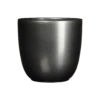 Bloempot Tusca - D28 X H25cm - Antraciet -Planten Winkel tusca pot rond antraciet h25xd28cm bloempot 1 4