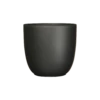Bloempot Tusca - D28 X H25cm - Mat Zwart -Planten Winkel tusca pot rond zwart mat h25xd28cm bloempot 1 4