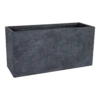 Plantenbak Utah Biguhi - L90 X B33.5 X H45cm - Donkergrijs -Planten Winkel utah biguhi graphite l90w335h45 plantenbak 1