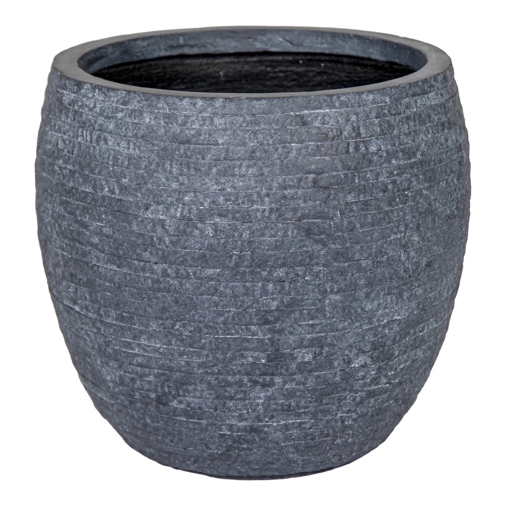 Bloempot Utah Bullet - D23 X H20.5 - Donkergrijs 3 Bloempot Utah Bullet - D23 X H20.5 - Donkergrijs