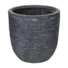 Bloempot Utah Egg - D42 X H41cm - Donkergrijs -Planten Winkel utah egg pot graphite d42h41 bloempot 1 4