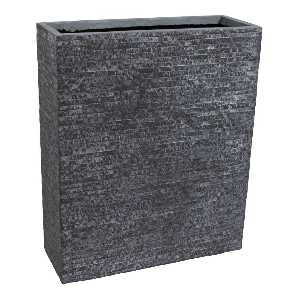 Plantenbak Utah Terras - L80 X B30 X H92cm - Donkergrijs 3 Plantenbak Utah Terras - L80 X B30 X H92cm - Donkergrijs