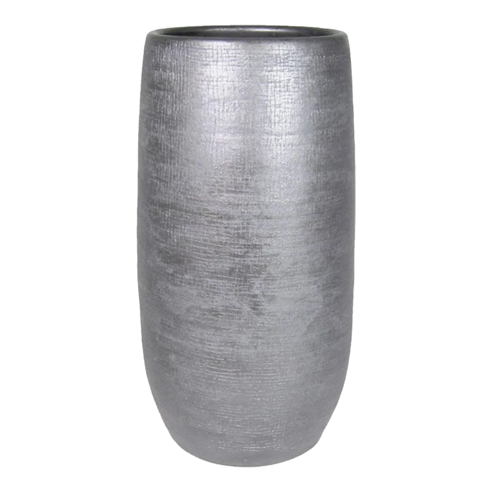 Bloempot Mira Hoog - D29 X H60cm - Antraciet 3 Bloempot Mira Hoog - D29 X H60cm - Antraciet