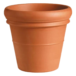 Bloempot Vaso Bordo - D48 X H42cm - Oranje