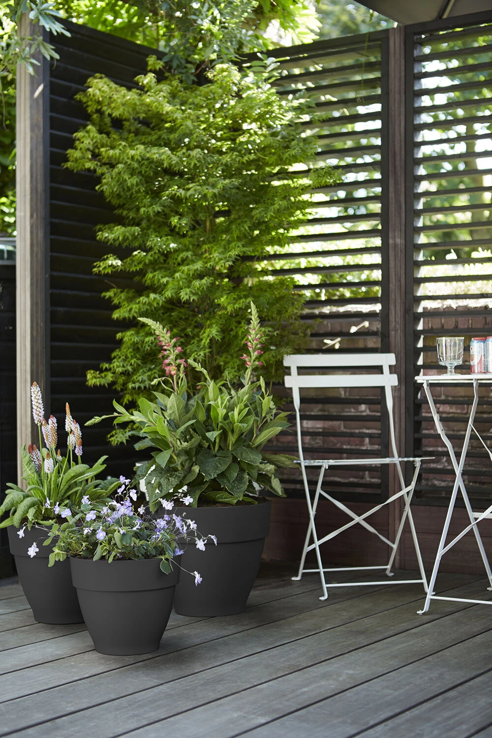 Bloempot Elho Vibia Campana Rond 47cm - Antraciet 5 Bloempot Elho Vibia Campana Rond 47cm - Antraciet - Afbeelding 3