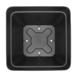 Bloempot Elho Vibia Campana Vierkant 37cm - Antraciet -Planten Winkel vibia campana vierkant 37 plantenbak antraciet 3 6