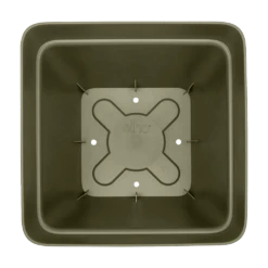 Bloempot Elho Vibia Campana Vierkant 37cm - Saliegroen -Planten Winkel vibia campana vierkant 37 plantenbak saliegroen 3 8