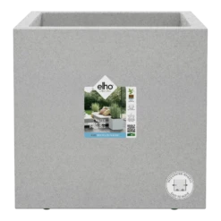 Elho Vivo Next Vierkant Wielen 40cm - Warm Grijs 13 Elho Vivo Next Vierkant Wielen 40cm - Warm Grijs -Planten Winkel vivo matt vierkant wielen 40cm warm grijs 5 1