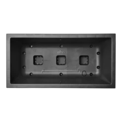 Elho Vivo Next Lang Wielen 60cm - Living Black -Planten Winkel vivo next lang wielen 60cm living black 4 1